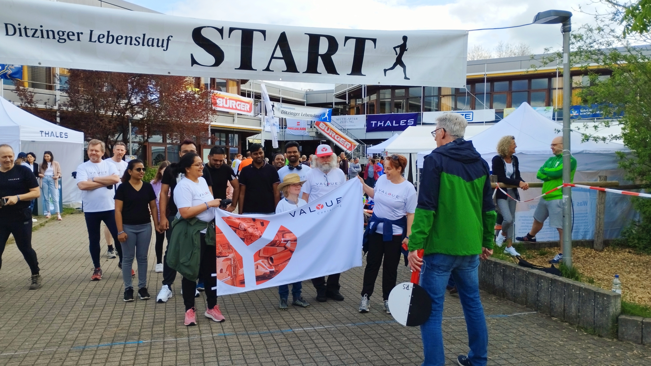 Valyue-Sportgruppe beim 22. Ditzinger Lebenslauf