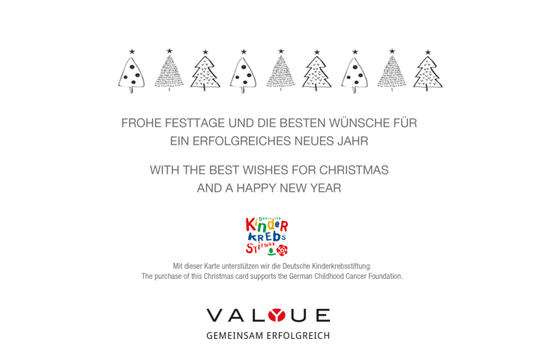 Weihnachtskarte VALYUE 2023