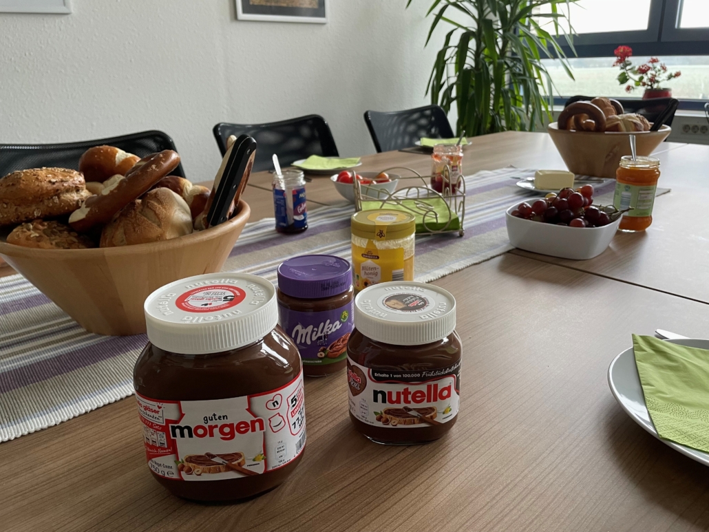 Team-Spirit zum Welt-Nutella-Tag