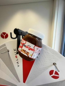 Team-Spirit zum Welt-Nutella-Tag