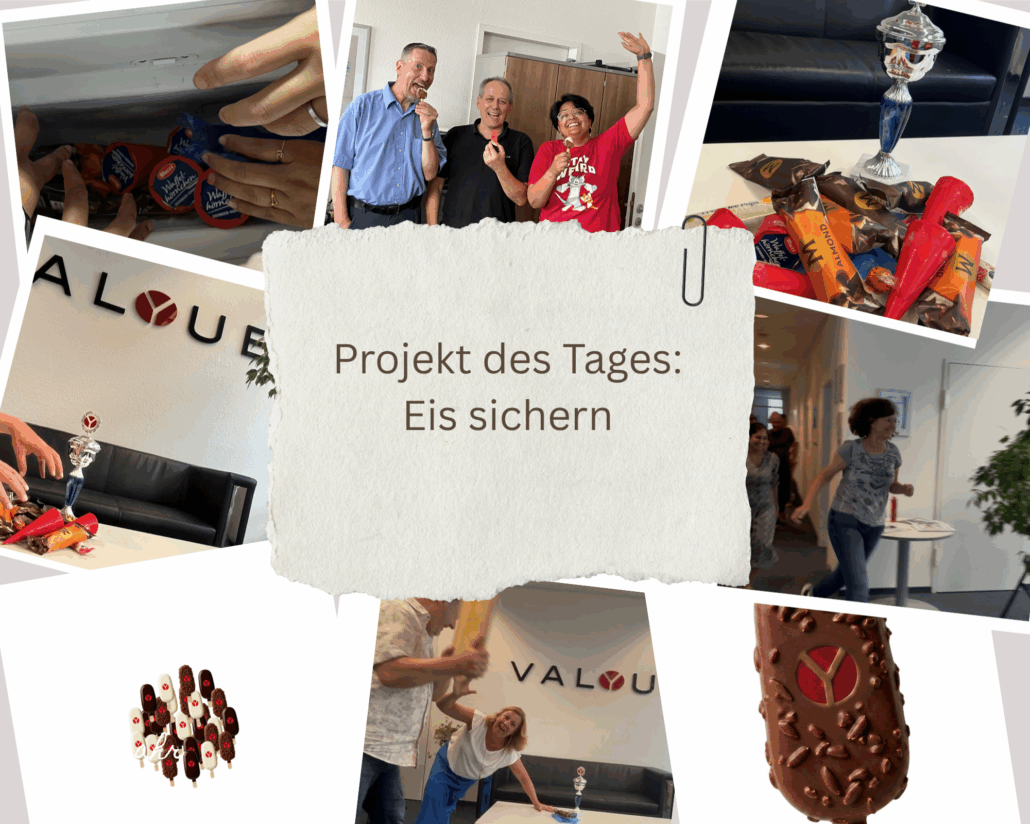Fotokollage Valyue-Eis
